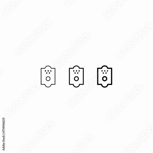 water heater boiler icon sign vector