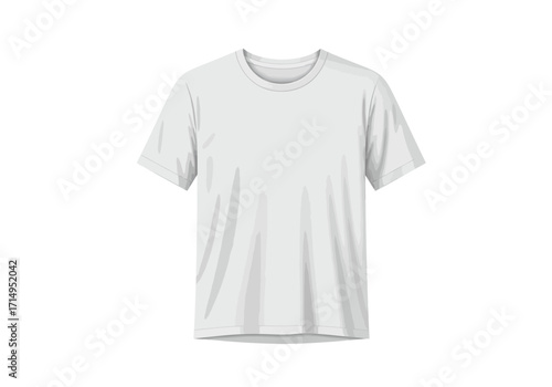 A blank white shortsleeve tshirt