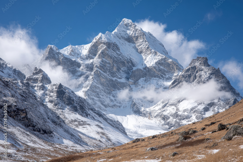 Fototapeta premium majestic top mountains in world showcasing their grandeur and beauty
