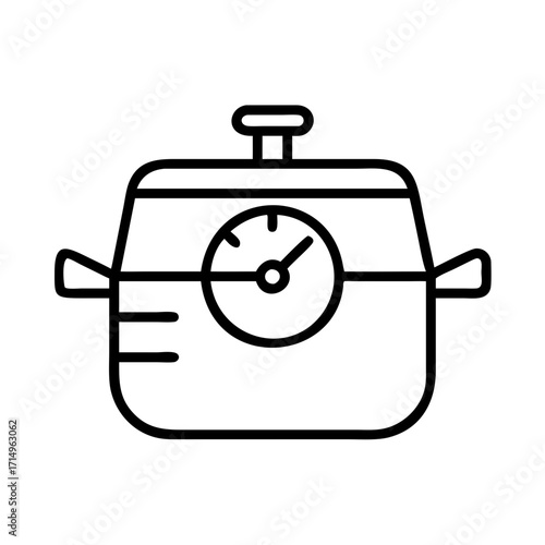 Vector illustration of a kitchen timer cooking timer countdown timer time management tool ninety