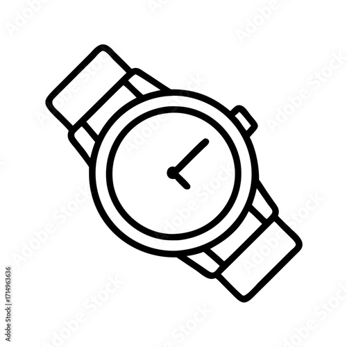 Wrist watch time piece accessory fashion timepiece style clock hand hour minute second design icon