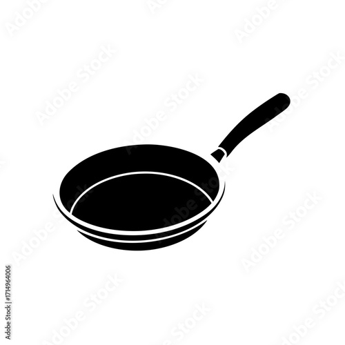 frying pan line art 