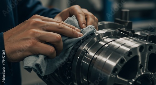 Precision Craftsmanship: Polishing Metal Component