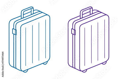 minimalist-flat-design-vector-of-gradient-suitcase.eps