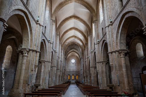 Priverno, Latina, Italy. Cistercian Abbey of Fossanova.