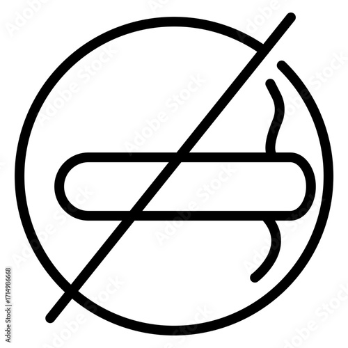 No vector line icon design