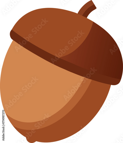 acorn for autumn season vector illustration