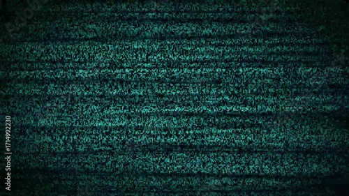 TV snow or noise background. Bad Tv Signal. TV Static Noise with NO SIGNAL Text in Center. Analog Television Screen Interference with Grainy Background. vertical seamless Video Background.
