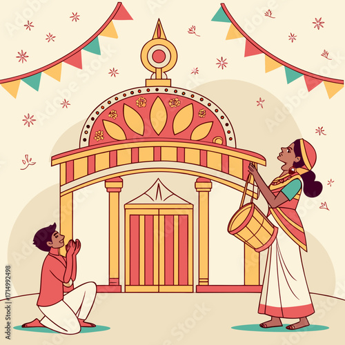 Durga Puja. Durga Puja is one of the most popular festivals in India. Durga Puja festival marks the victory of Goddess Durga over the demon Mahishasura. The ...