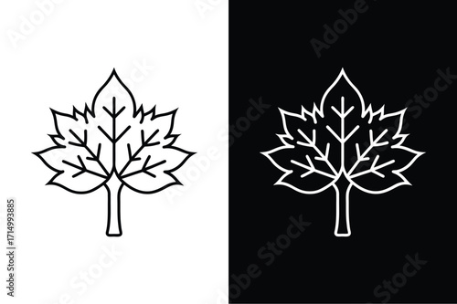 Sycamore flat icon vector on White Background Vector Art Illustration on white background.