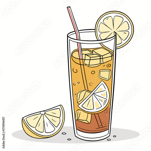 glass of lemonade
