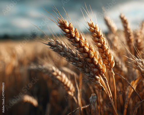 Organic wheat farm with minimal tillage practices, Agricultural Real Estate, sustainable grain production