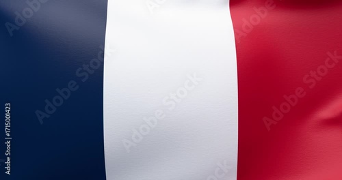 flag of France waving in the wind