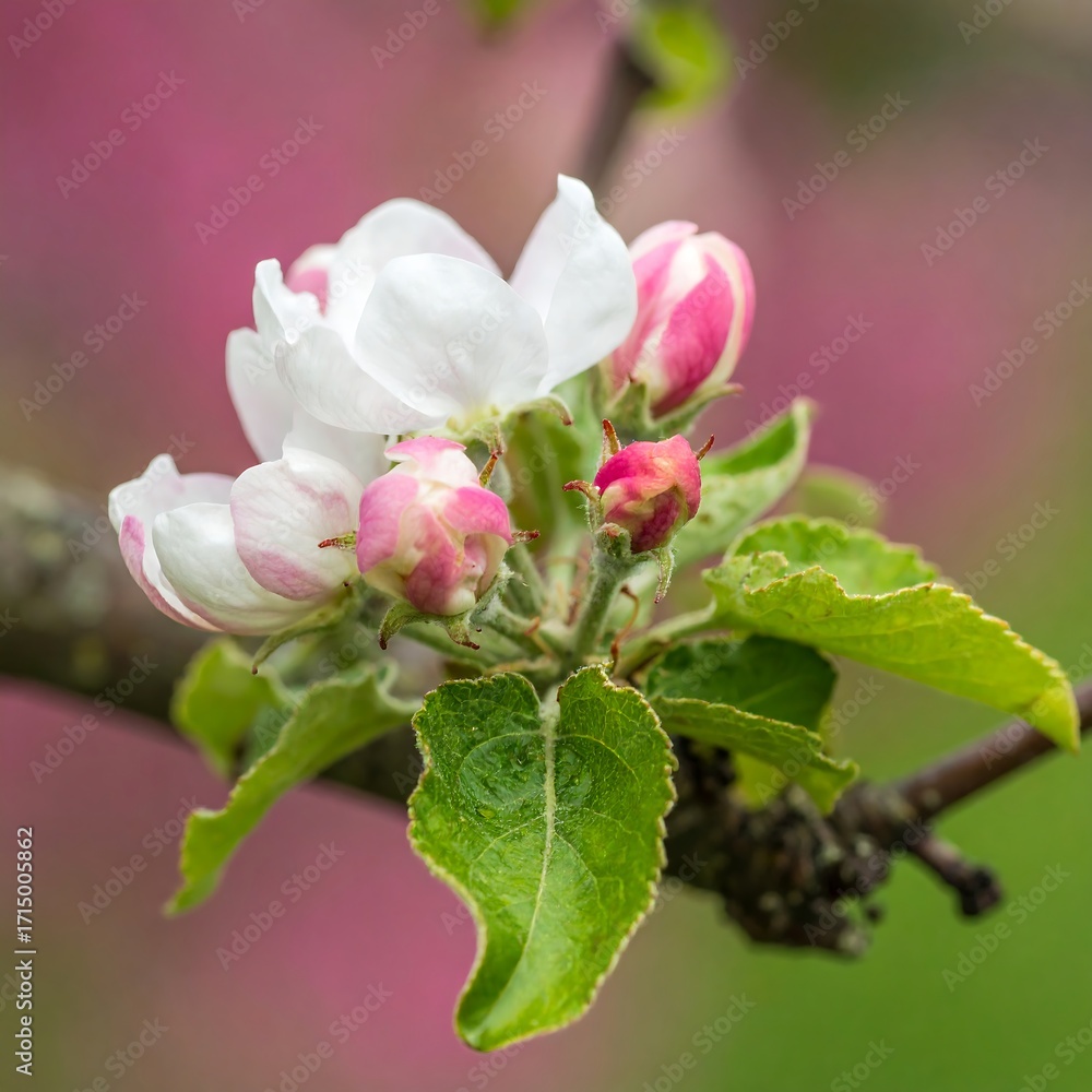 Obraz premium Close-up of blossoming apple tree