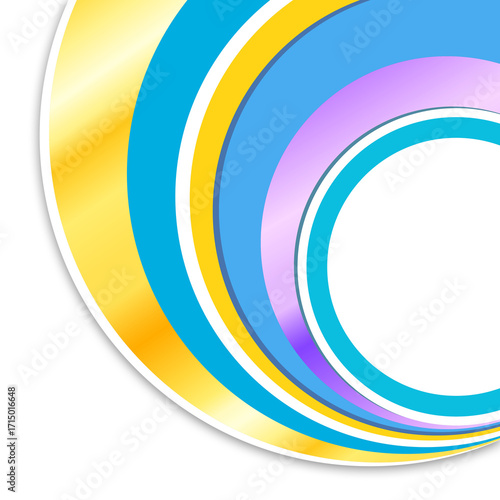 Colorful circles abstract design element background image