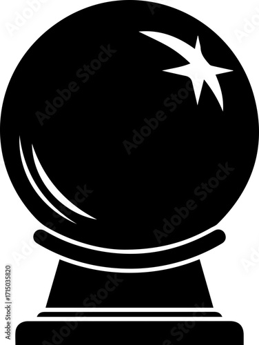 Mysterious crystal ball revealing future insights and predictions for insightful decision-making.