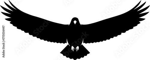 Majestic eagle soaring with wings spread wide, symbolizing freedom, power, and ambition
