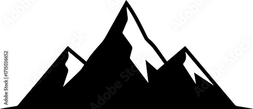 Majestic mountain peaks reach skyward a symbol of achievement and adventure