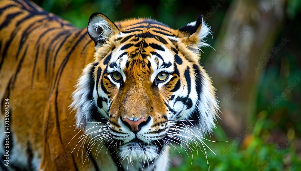 Fototapeta premium Close-up of a tiger's face