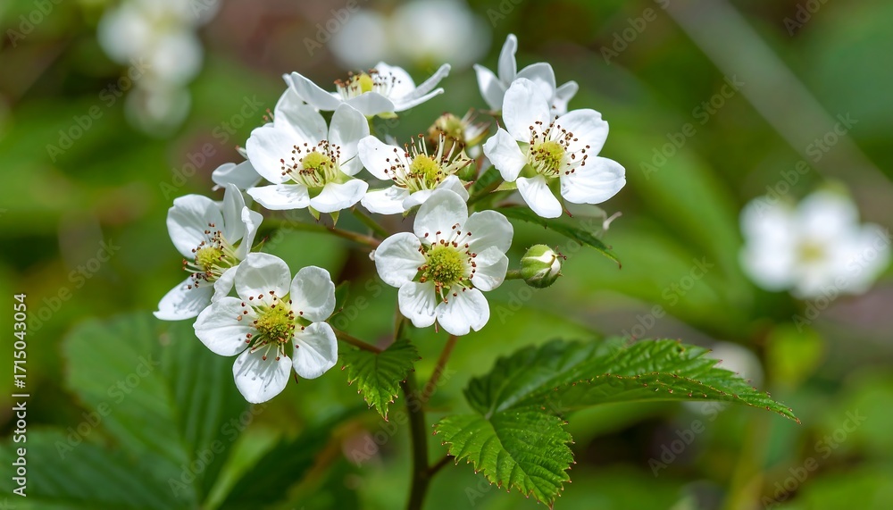 Fototapeta premium Close-up of delicate white flowers