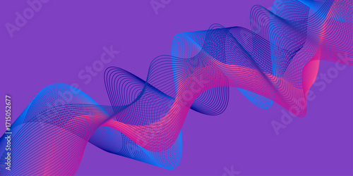 Pink and purple gradient waves create a stunning abstract background with a flowing design and subtle light effects. lavender, wave, illustration, lines, wallpaper, blue, vector, line, color, wavy art