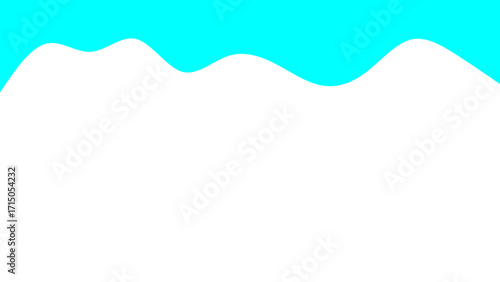 Abstract light blue wavy shape on a clean white background. A versatile, simple design element for modern graphic projects, branding, or web templates.