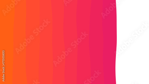 Vibrant warm-toned gradient background with a smooth transition from orange to pink, featuring subtle wavy vertical stripes. Ideal for digital design, modern presentations, or creative advertising.