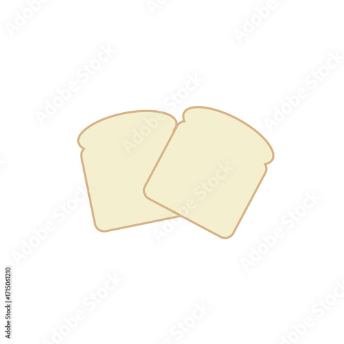 white bread vector t cookies and delicious brown bread slices are arranged on a white background for a lovely holiday dessert