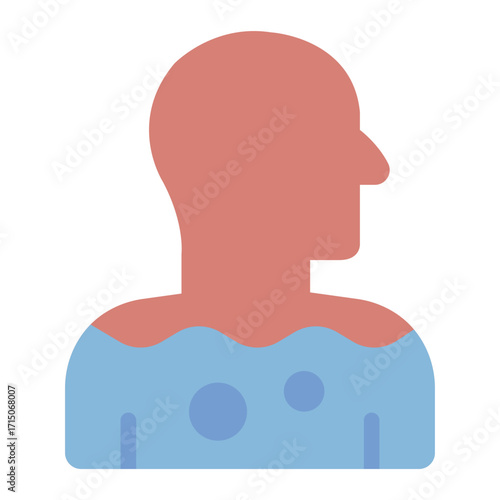 hydration flat icon used in fitness and medical