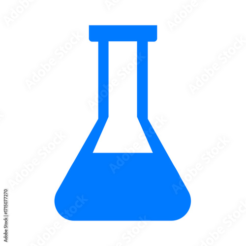 Science laboratory flask vector set