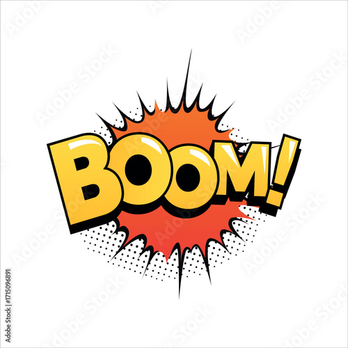 Boom comic text message