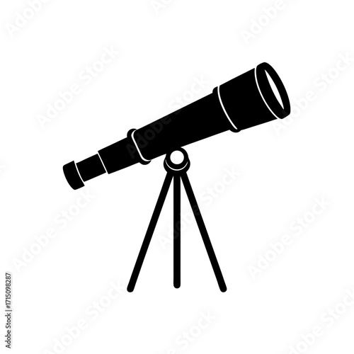 Silhouette of a telescope tool