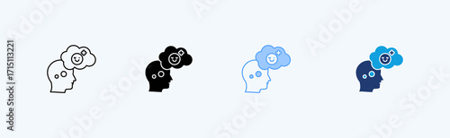 Positive Thinking Outline Icon