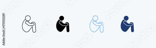 Depresi Outline Icon