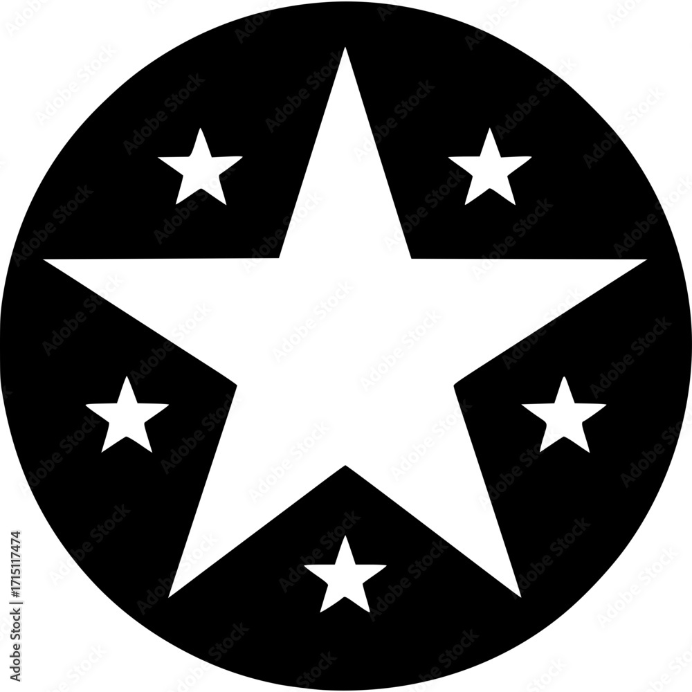Obraz premium Star Icon Vector - 4