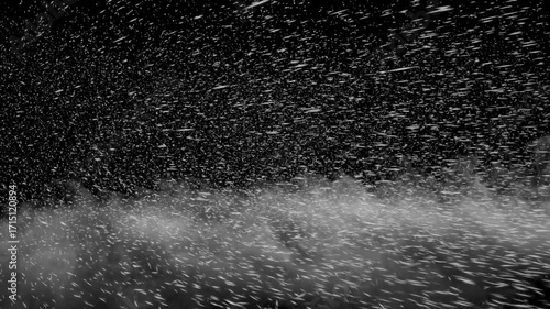 Blowing Snow, seamless loop with Alpha Channel.