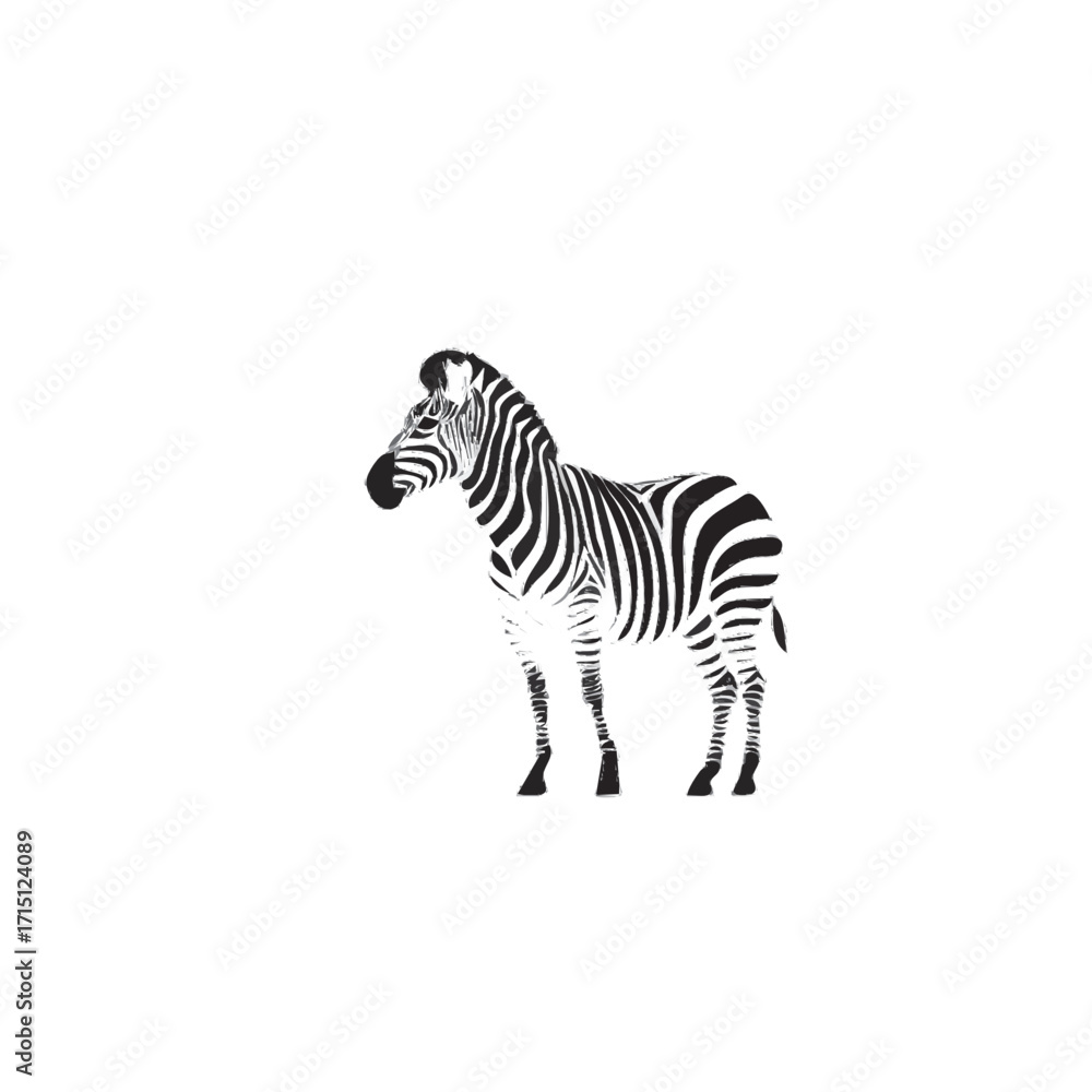 Fototapeta premium zebra vector illustration