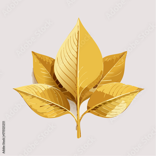 Hintergrund goldene Blätter