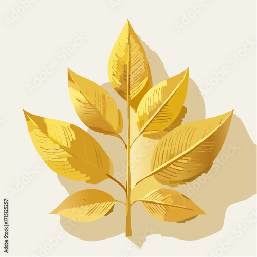 Hintergrund goldene Blätter