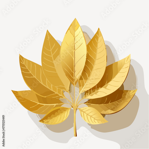 Hintergrund goldene Blätter