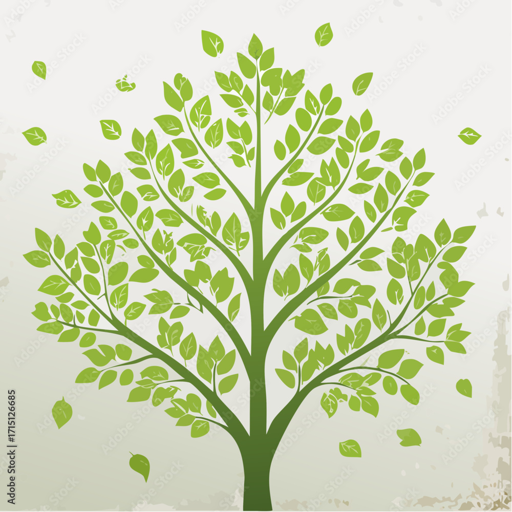 Obraz premium Hintergrund grüne Blätter