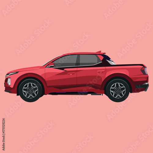 Vector illustration of luxury cars, sports cars, which are sophisticated and modern