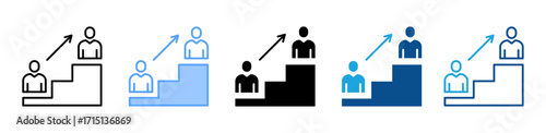 Escalation icon sheet multiple style collection