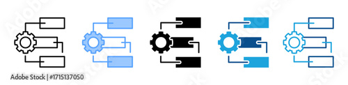 Prioritization icon sheet multiple style collection