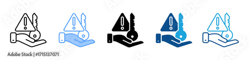 Incident Ownership icon sheet multiple style collection