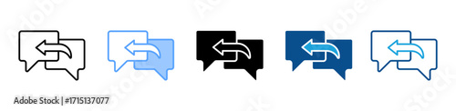 Feedback icon sheet multiple style collection