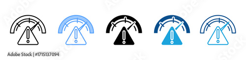 Incident Severity icon sheet multiple style collection
