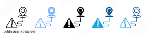 Incident Tracking icon sheet multiple style collection