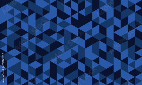 Fondo geométrico azul