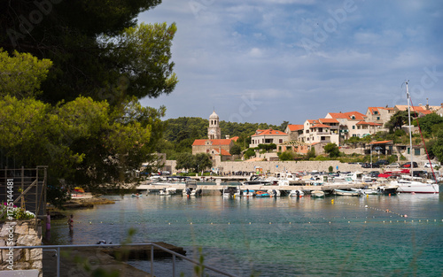Fototapeta Naklejka Na Ścianę i Meble -  Cavtat, Croatia, 27th July 2025, Boats in Cavtat Harbour